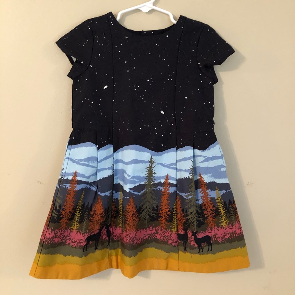 Printed cotton dress
